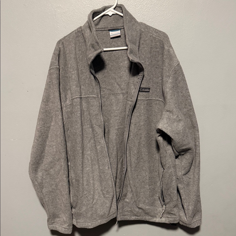 Columbia Men's Gray Full-Zip Fleece Jacket
